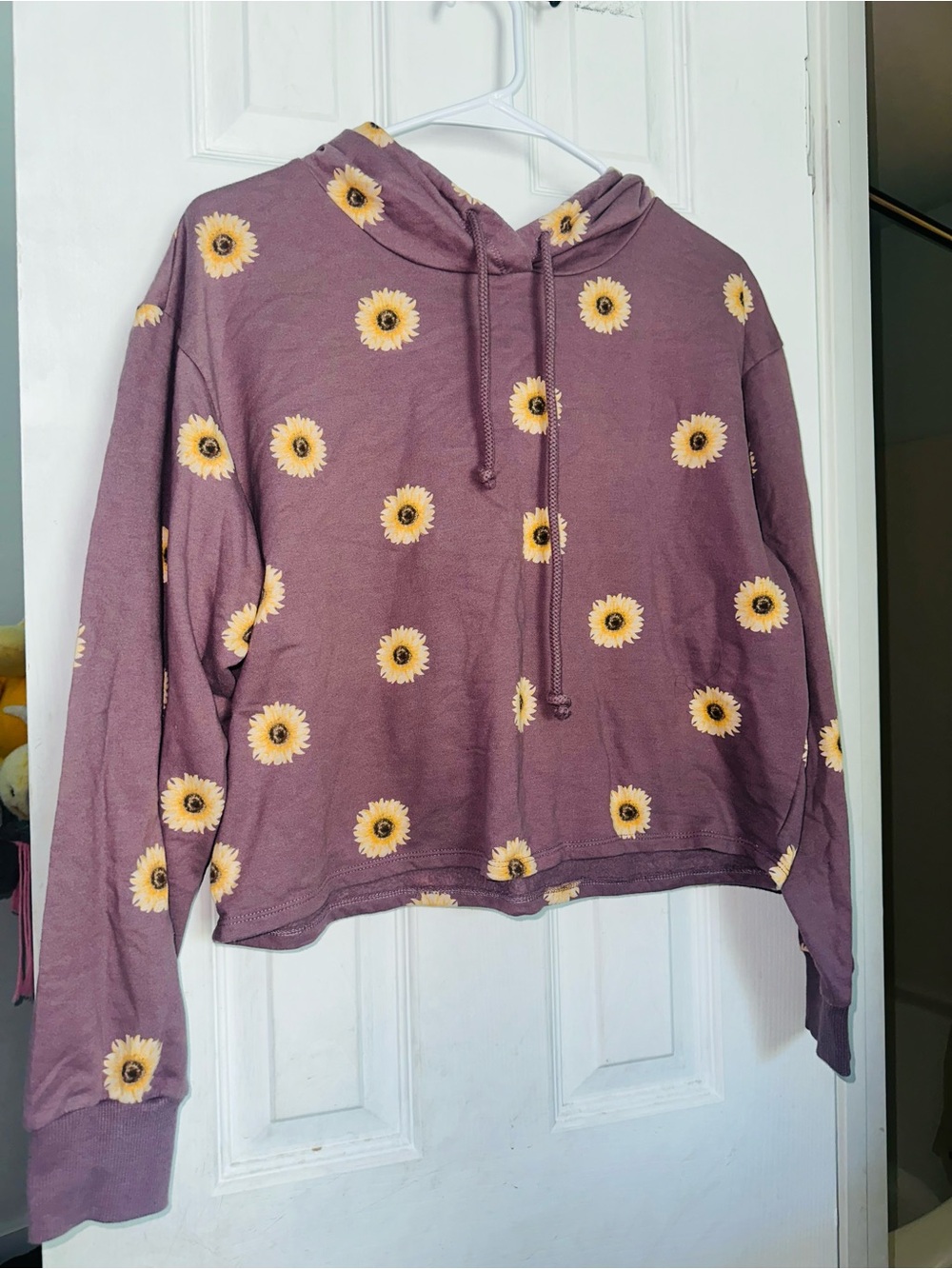 Belle Du Jour Dusty Mauve Sunflower Hoodie